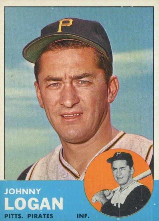 1963 Topps Johnny Logan #259 Baseball Card