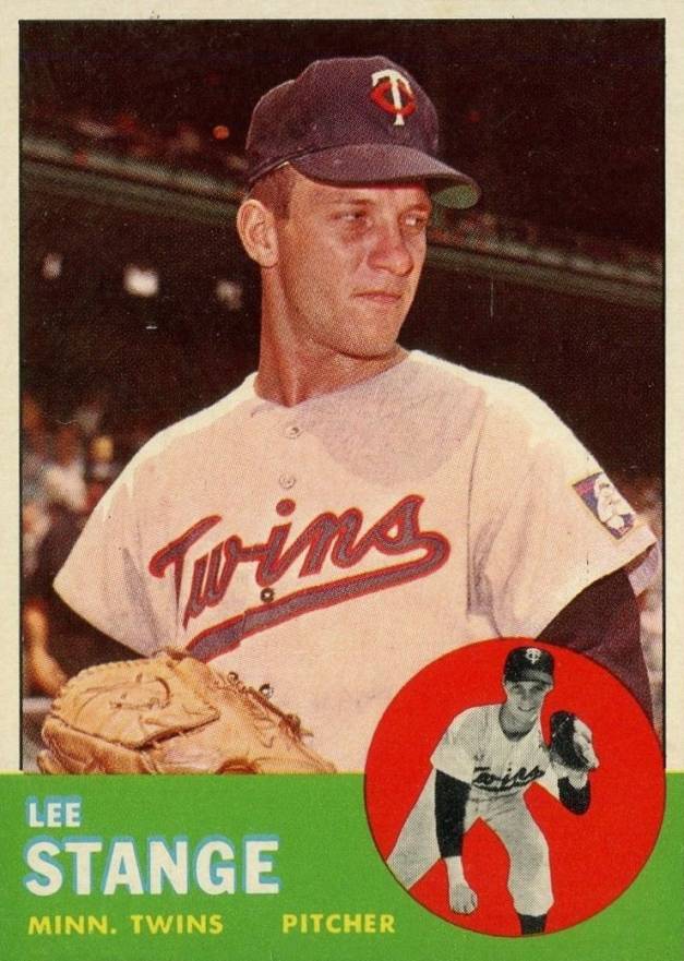 1963 Topps Lee Stange #246 Baseball Card