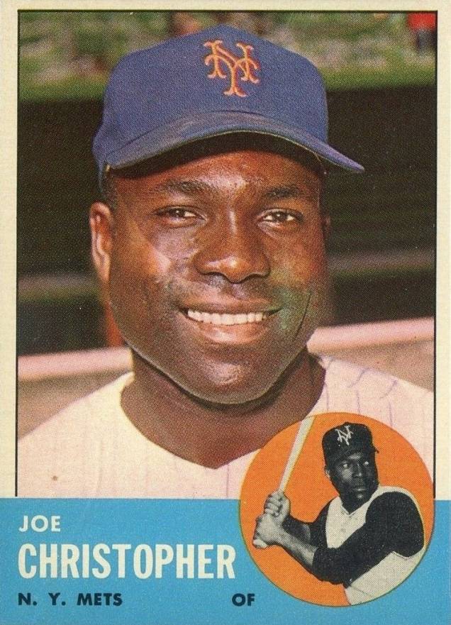 1963 Topps Joe Christopher #217 Baseball Card