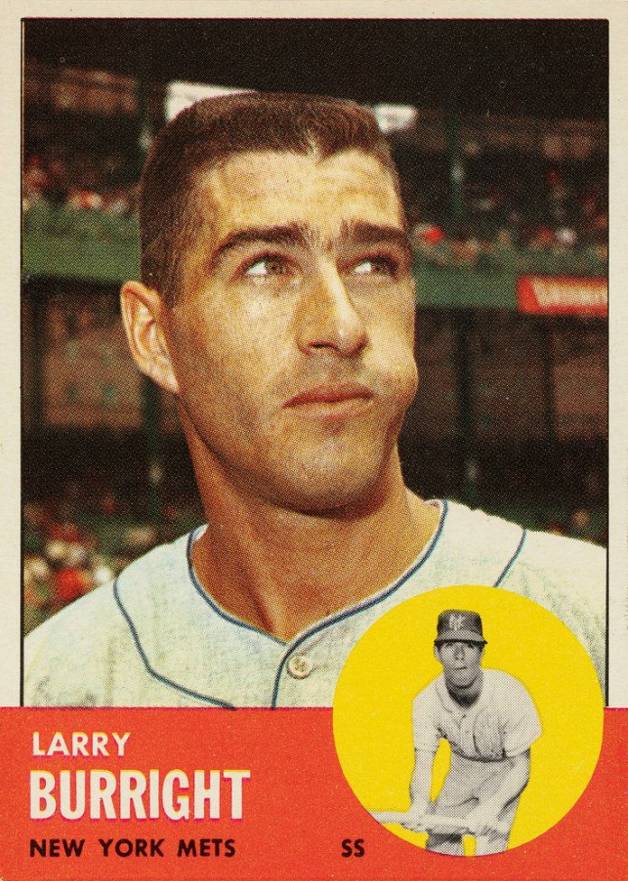 1963 Topps Larry Burright #174 Baseball Card