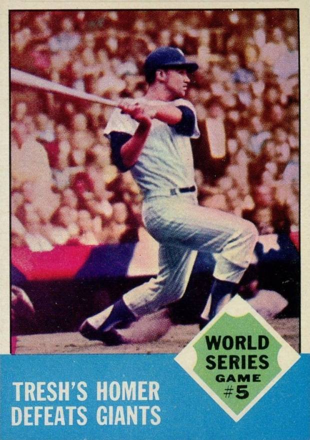 1963 Topps World Series Game #5 #146 Baseball Card