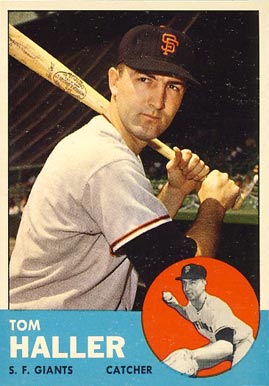 1963 Topps Tom Haller #85 Baseball Card