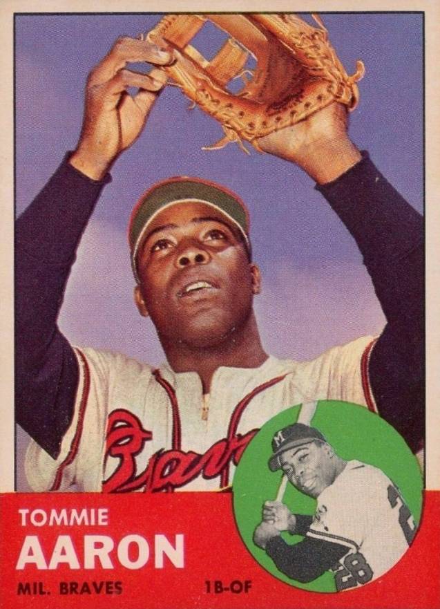 1963 Topps Tommie Aaron #46 Baseball Card