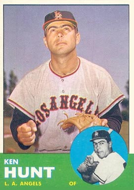 1963 Topps Ken Hunt #207 Baseball Card