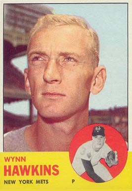 1963 Topps Wynn Hawkins #334 Baseball Card