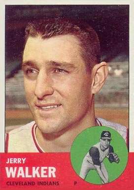 1963 Topps Jerry Walker #413 Baseball Card