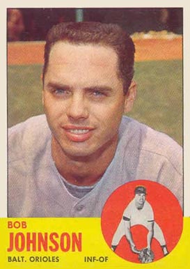 1963 Topps Bob Johnson #504 Baseball Card