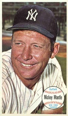 1964 Topps Giants Mickey Mantle #25 Baseball Card