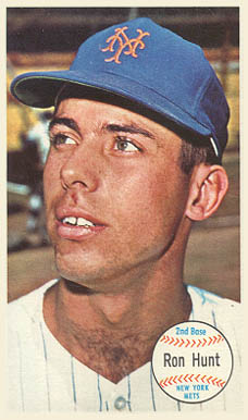 1964 Topps Giants Ron Hunt #6 Baseball Card