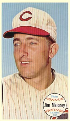 1964 Topps Giants Jim Maloney #34 Baseball Card
