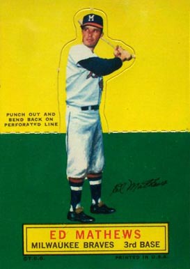 1964 Topps Stand-Up Ed Mathews #47 Baseball Card
