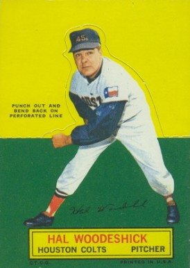 1964 Topps Stand-Up Hal Woodeshick #76 Baseball Card