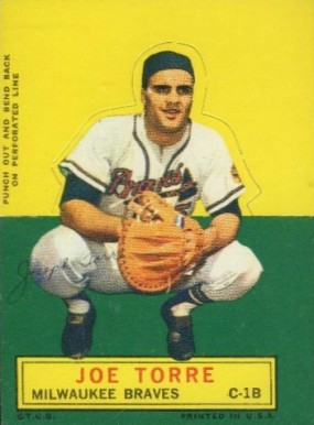 1964 Topps Stand-Up Joe Torre #72 Baseball Card