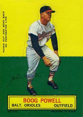 1964 Topps Stand-Up Boog Powell #59 Baseball Card