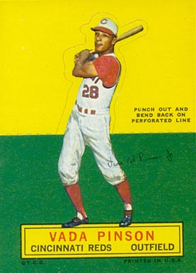 1964 Topps Stand-Up Vada Pinson #57 Baseball Card