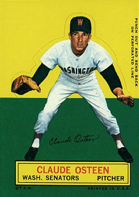 1964 Topps Stand-Up Claude Osteen #52 Baseball Card