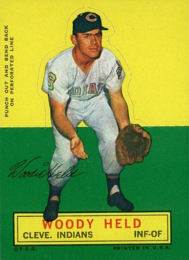1964 Topps Stand-Up Woody Held #31 Baseball Card