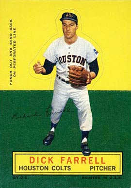 1964 Topps Stand-Up Dick Farrell #24 Baseball Card