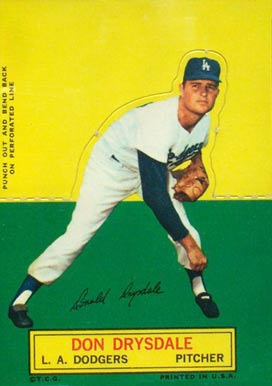 1964 Topps Stand-Up Don Drysdale #22 Baseball Card