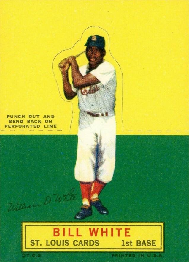 1964 Topps Stand-Up Bill White #74 Baseball Card