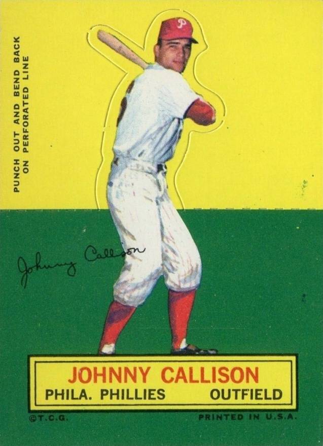 1964 Topps Stand-Up Johnny Callison #12 Baseball Card