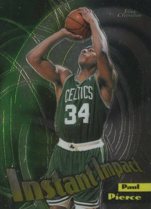 1998 Topps Chrome Instant Impact Paul Pierce #I10 Basketball Card