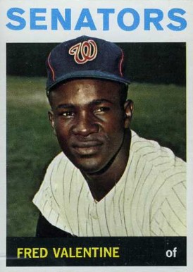 1964 Topps Fred Valentine #483 Baseball Card