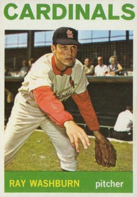 1964 Topps Ray Washburn #332 Baseball Card