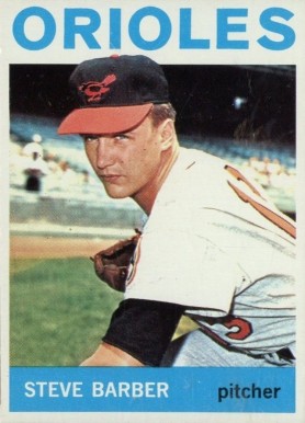 1964 Topps Steve Barber #450 Baseball Card