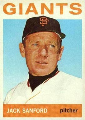1964 Topps Jack Sanford #414 Baseball Card