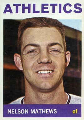 1964 Topps Nelson Mathews #366 Baseball Card