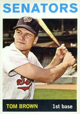 1964 Topps Tom Brown #311 Baseball Card