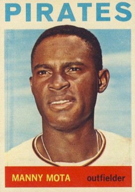 1965 Topps #463 Manny Mota Pittsburgh Pirates Baseball Card 