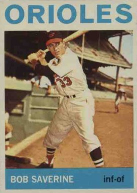 1964 Topps Bob Saverine #221 Baseball Card