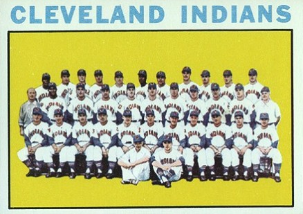 1964 Topps Cleveland Indians Team #172 Baseball Card