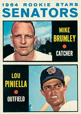 1964 Topps Senators Rookies #167 Baseball Card
