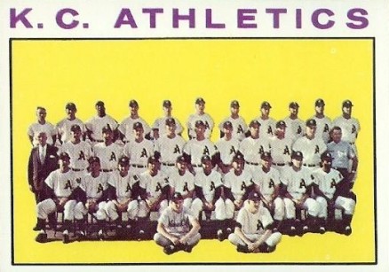 1964 Topps K.C. Athletics Team #151 Baseball Card