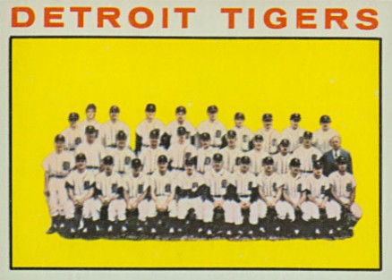 1964 Topps Detroit Tigers Team #67 Baseball Card