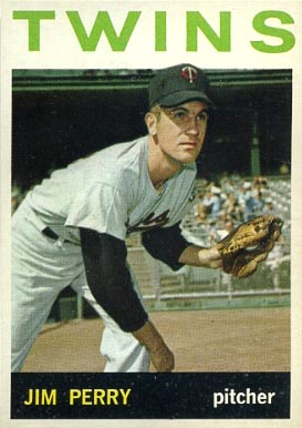 1964 Topps Jim Perry #34 Baseball Card