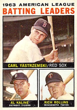 1964 Topps A.L. Batting Leaders #8 Baseball Card