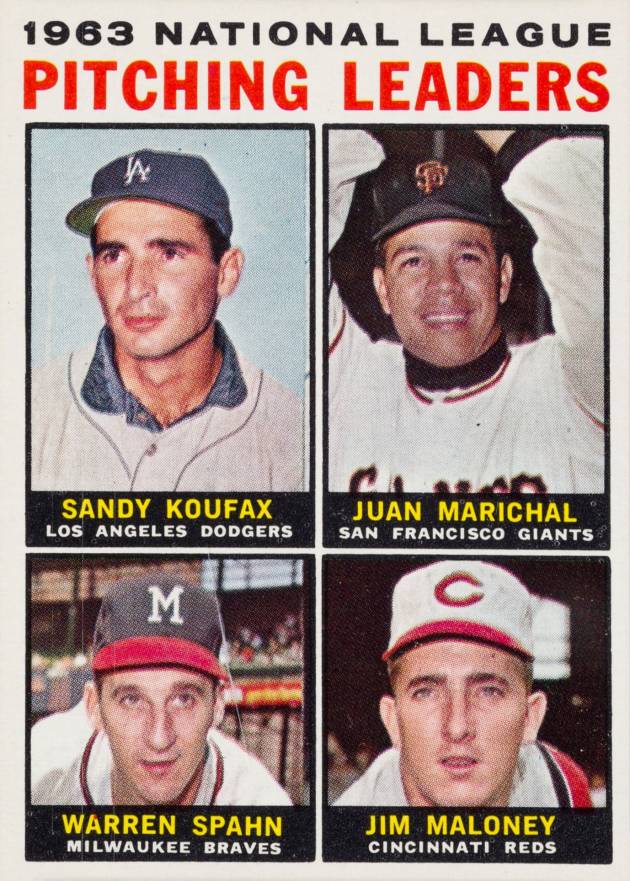1964 Topps N.L. Pitching Leaders #3 Baseball Card
