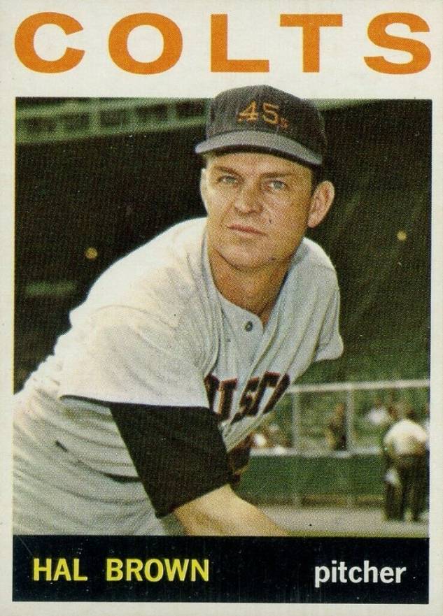 1964 Topps Hal Brown #56 Baseball Card