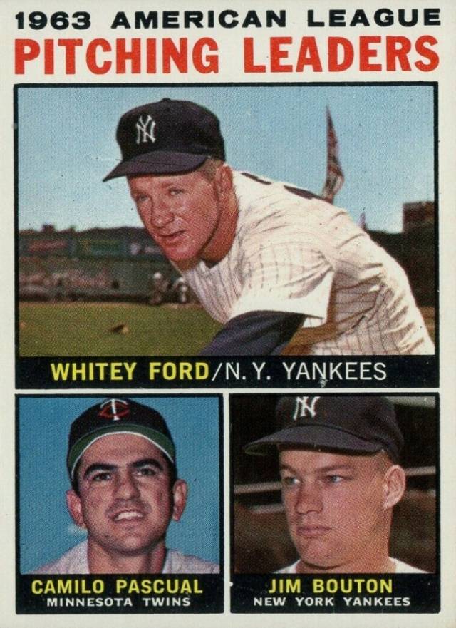 1964 Topps A.L. Pitching Leaders #4N Baseball Card