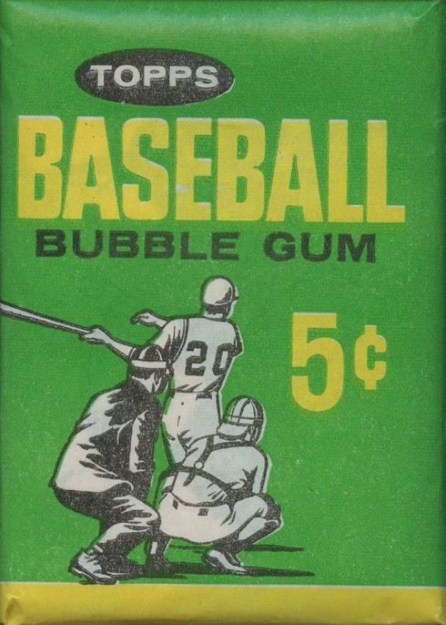 1964 Topps Wax Pack #WP Baseball Card