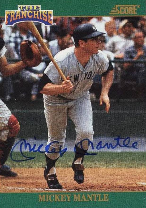 1992 Score The Franchise  Mickey Mantle #2 Baseball Card