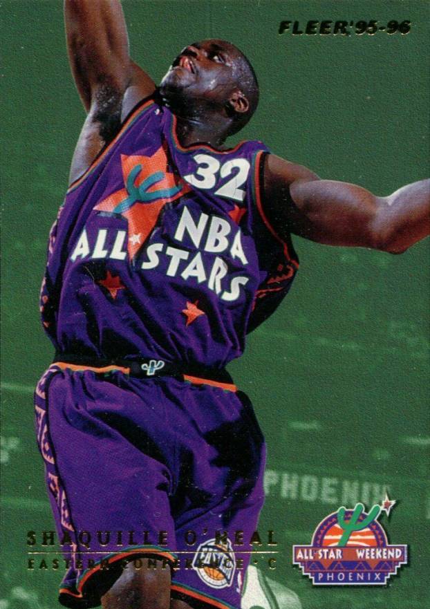 1995 Fleer All-Stars O'Neal/Olajuwon #3 Basketball Card