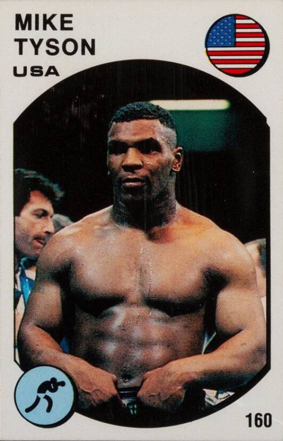1988 Panini Supersport Italian Mike Tyson/Alessandro Bianchi #160/41 Other Sports Card
