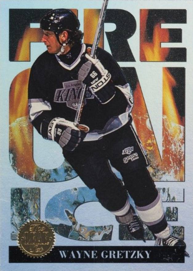1994 Leaf Fire on Ice Wayne Gretzky #4 Hockey Card