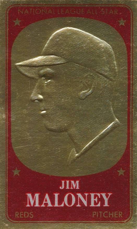 1965 Topps Embossed Jim Maloney #68 Baseball Card