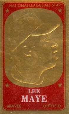 1965 Topps Embossed Lee Maye #62 Baseball Card